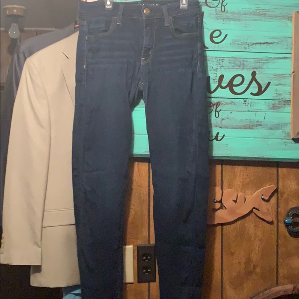 American Eagle Girls 8 Blue Jeans